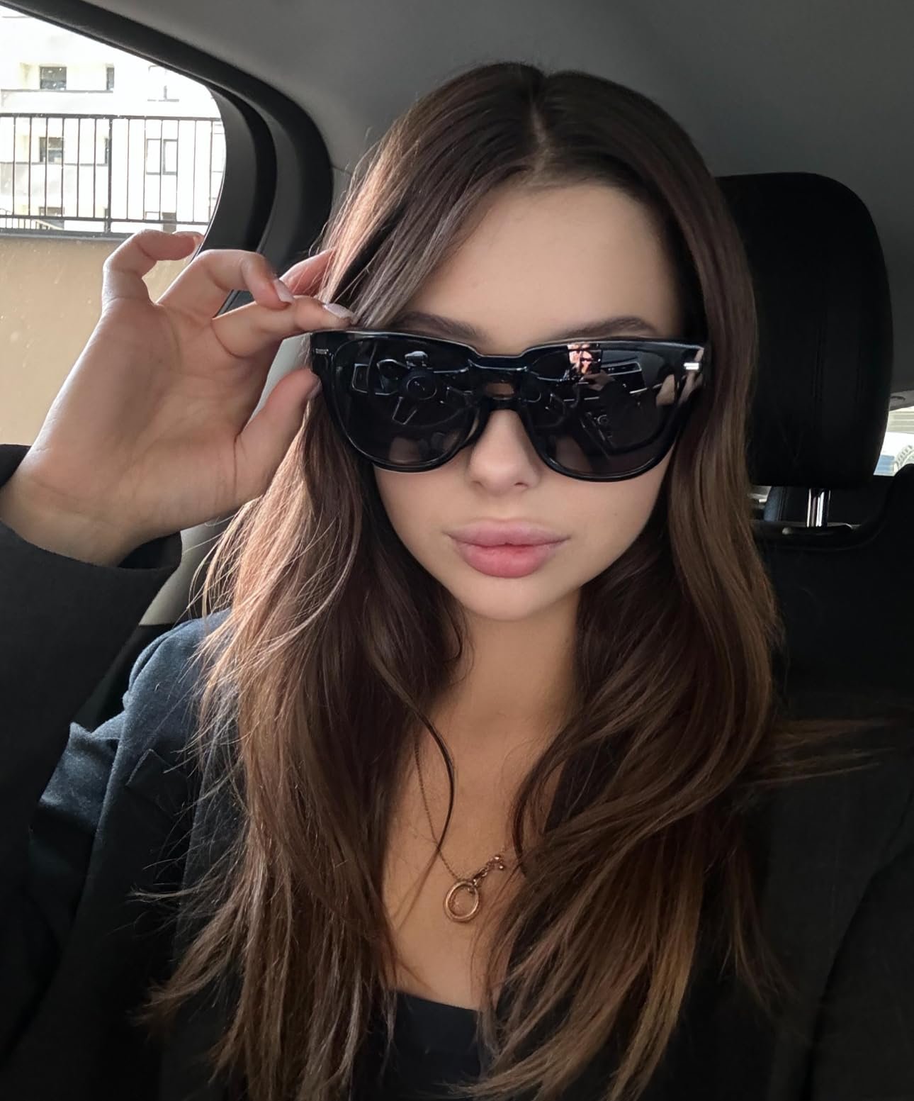 Поляризовані сонцезахисні окуляри для жінок Myiaur UV400 з УФ-захистом, легка оправа TR90, фото №4