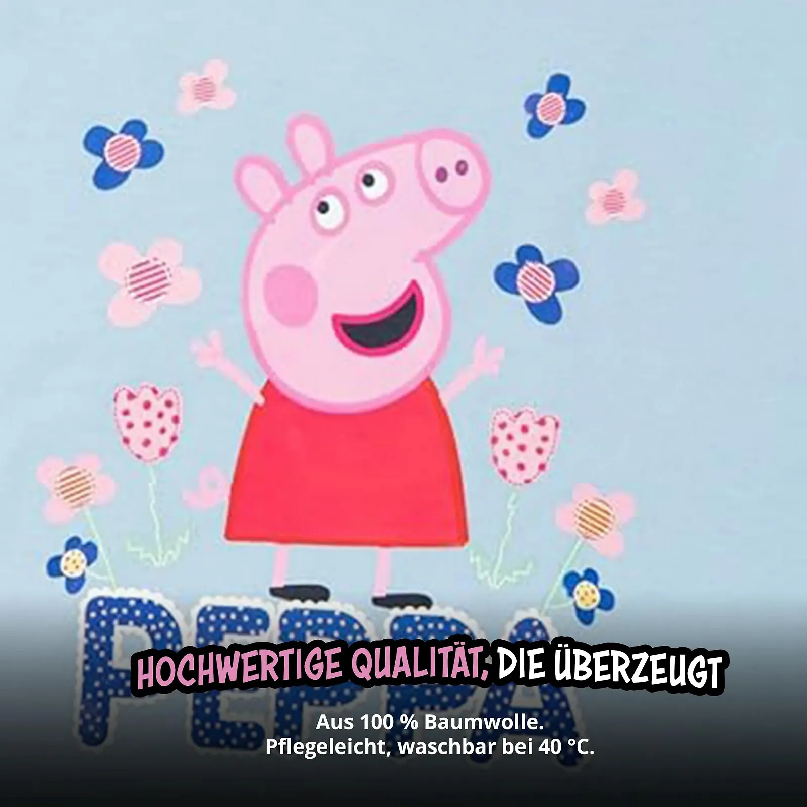 Світшот United Labels Peppa Pig для дівчат дитячий, синій, фото №5