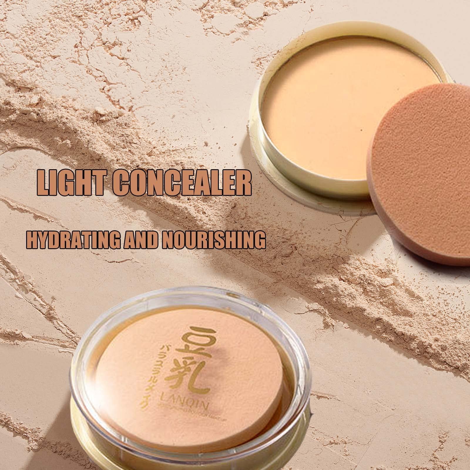 Пудра Розсипчаста для обличчя Japanese Concealer Set Makeup Matte Oil Control Repair Facial Whitening Honey Powder Firming Foundation, фото №2