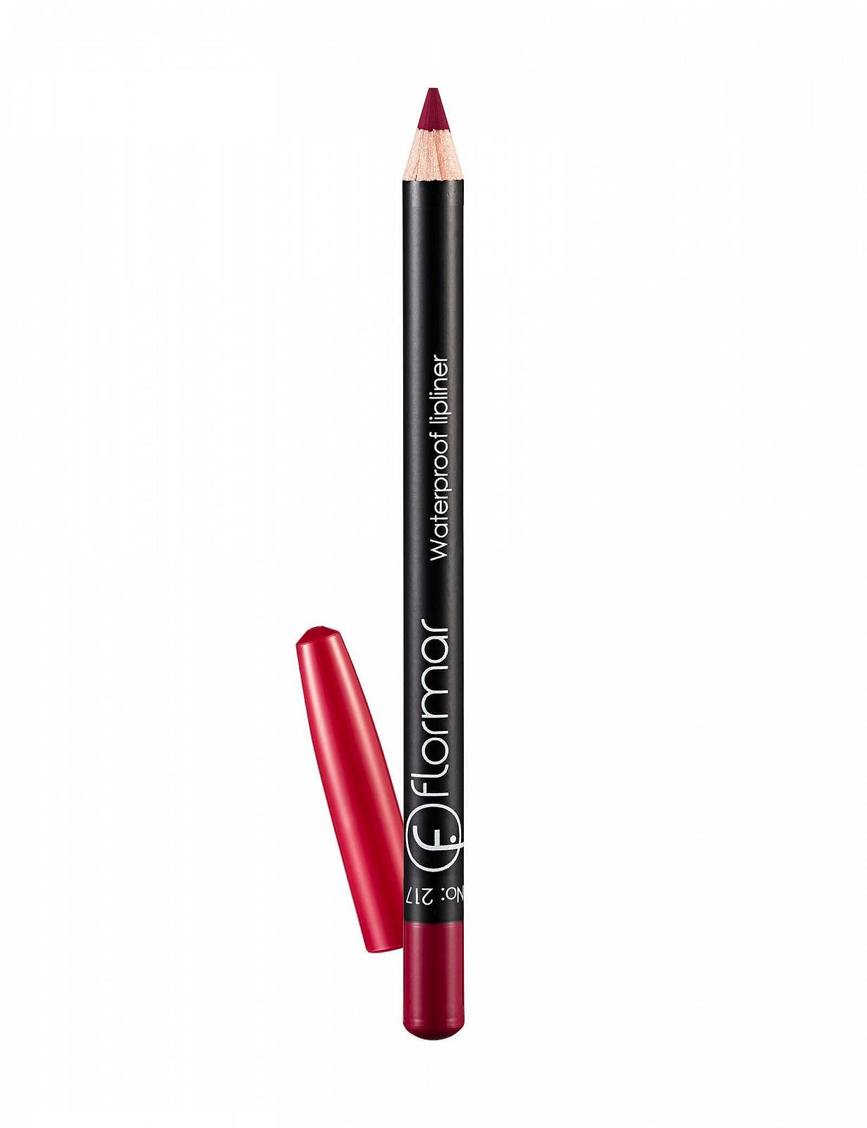 Олівець для губ Flormar Waterproof 217 Chic Crimson, фото №1