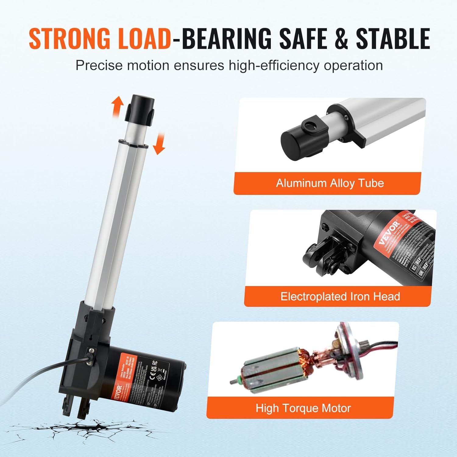 Линейный привод VEVOR 0K628 Silver, фото №4