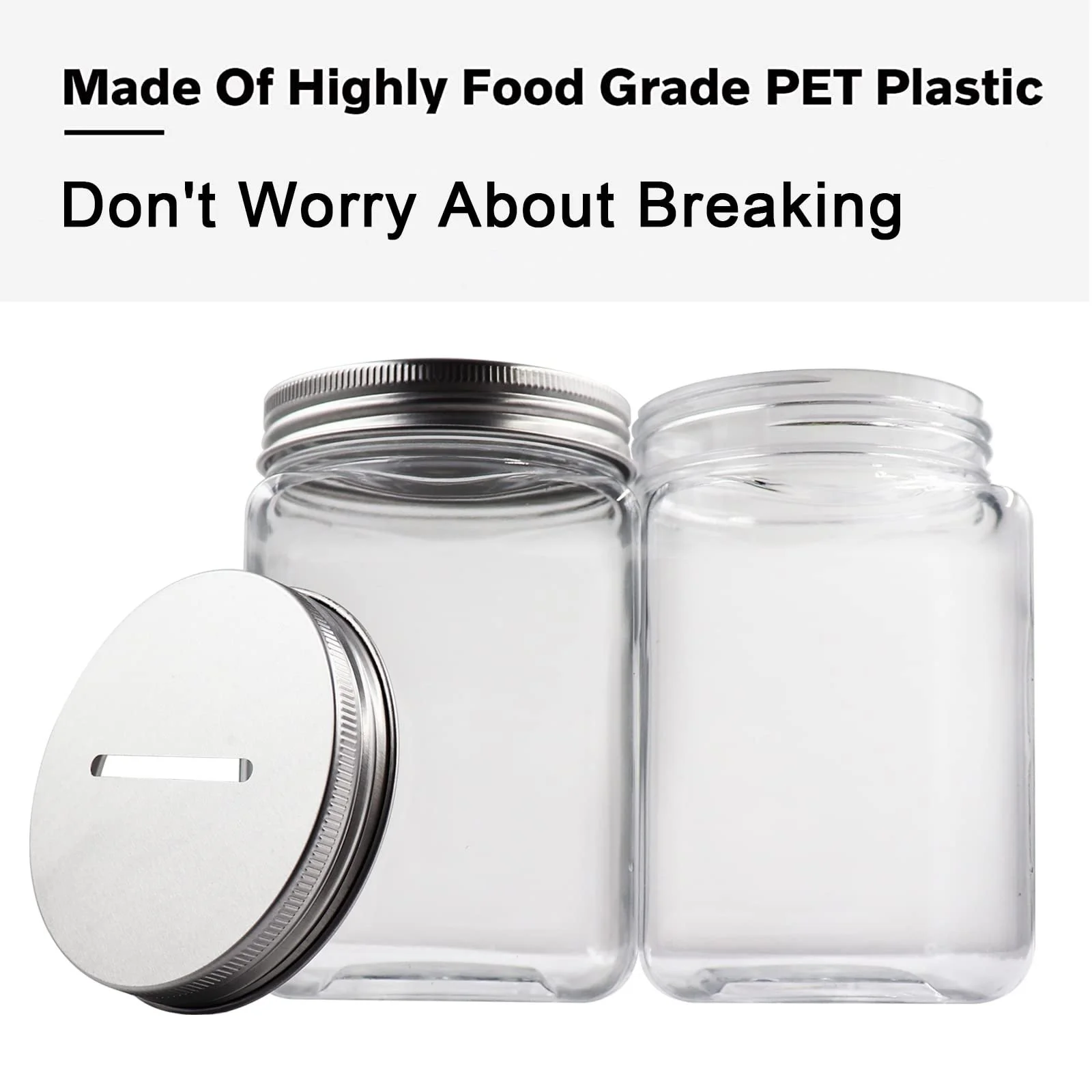 Скарбнички 4 шт. пластикові прозорі, фото №6