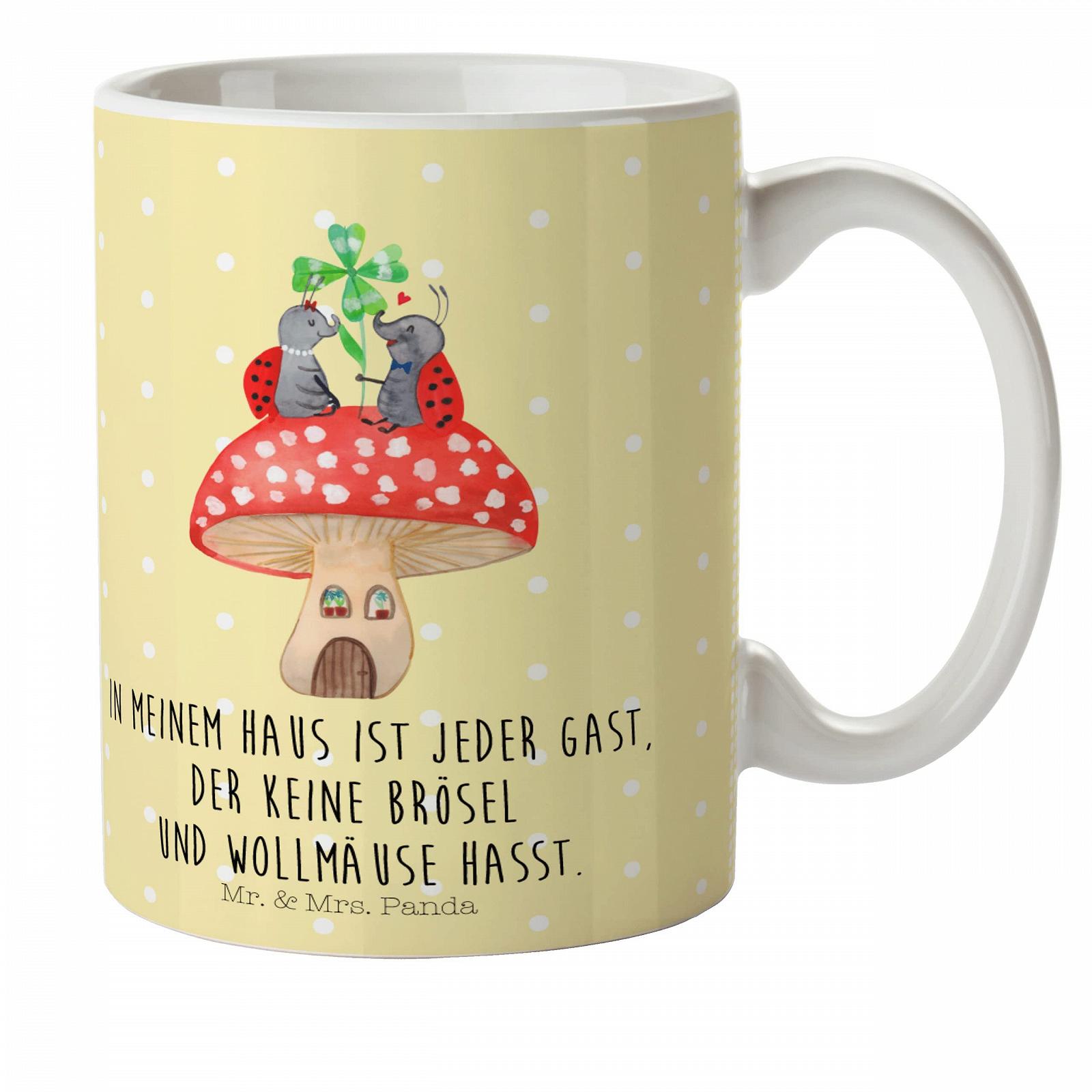 Кухоль Mr. & Mrs. Panda Дитячий Сонечко Мухомор Тварини, фото №1