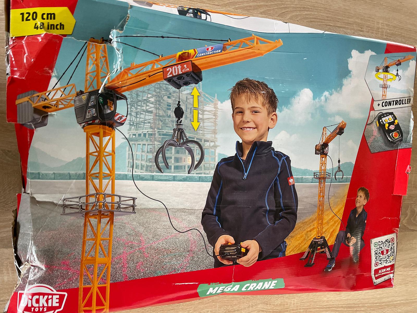 Будівельний підйомний кран на пульті DICKIE TOYS Giant Crane пошкоджений пульт, фото №2