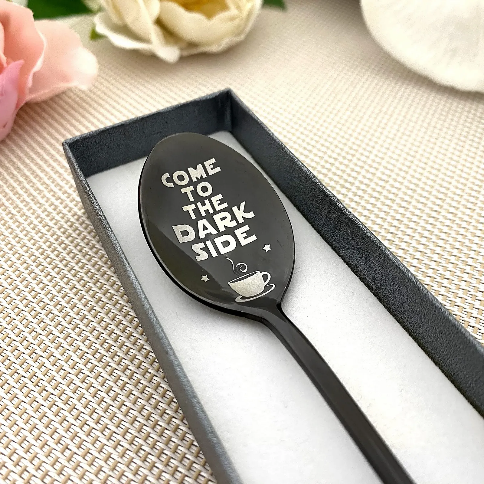 Ложка для кави Чорна ложка з довгою ручкою Модель Чорний, фото №1 Ложка для кави Чорна ложка з довгою ручкою Модель Чорний, фото №1