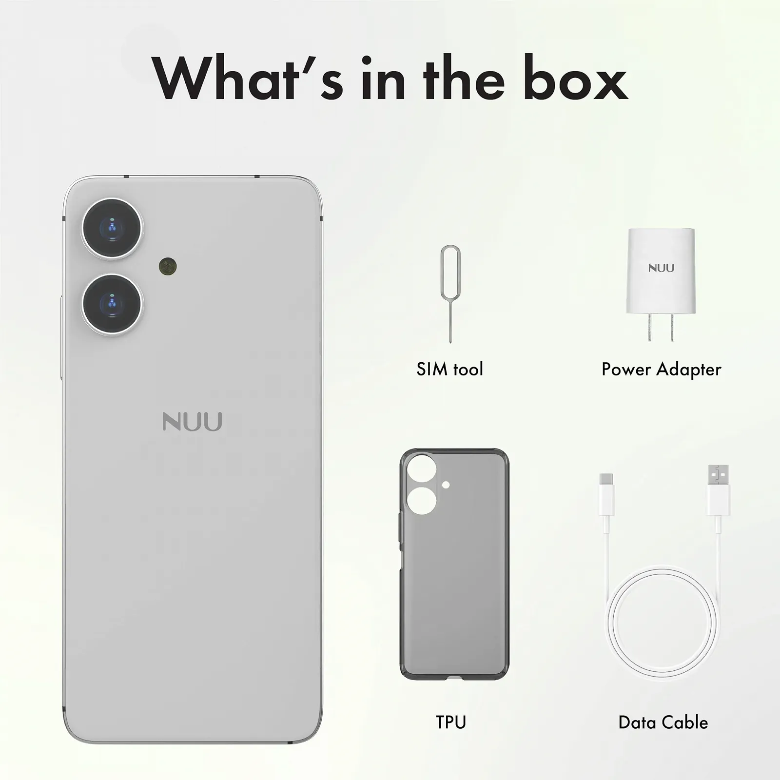 Смартфон NUU N10 4GB/128GB Dual SIM 4G Octa-Core 6.6 дюйма 90Hz HD+ Mint, фото №3