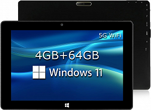 Планшет 10.1" TPSPAD W101 4/64Gb 4 ядра Windows 11 6000 mAh Чорний - Фото 1