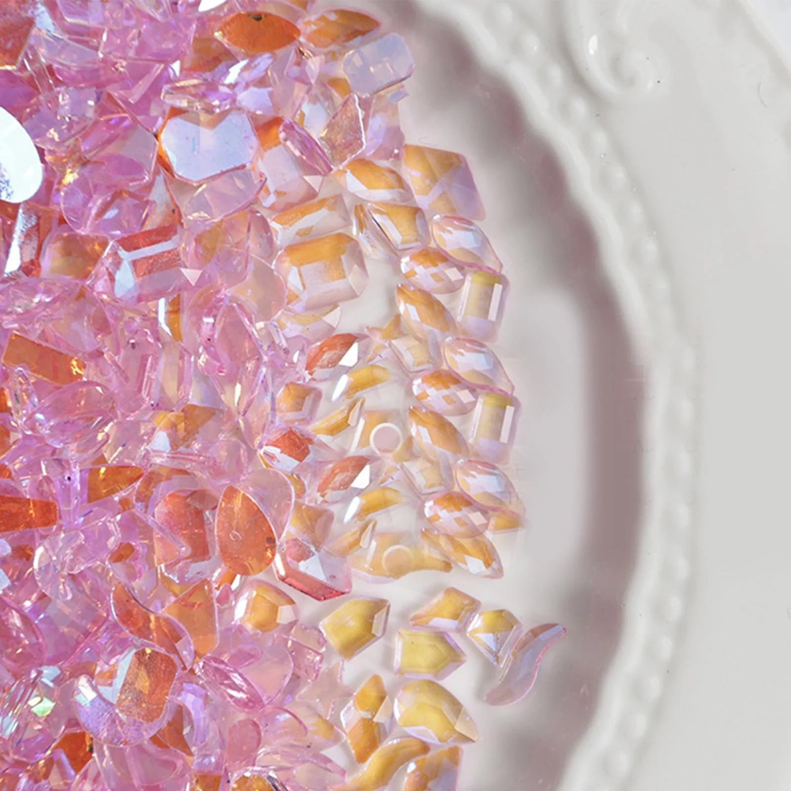 Стрази 3D-кристали для манікюру 50 шт, фото №6