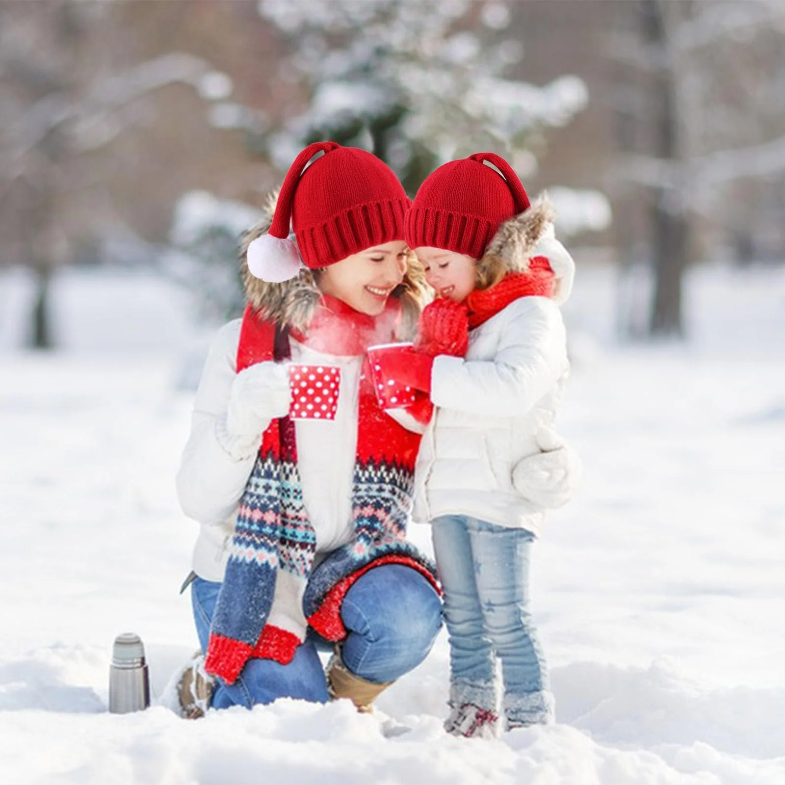 Комплект шапок Kunyeah, теплая зимняя, фото №5