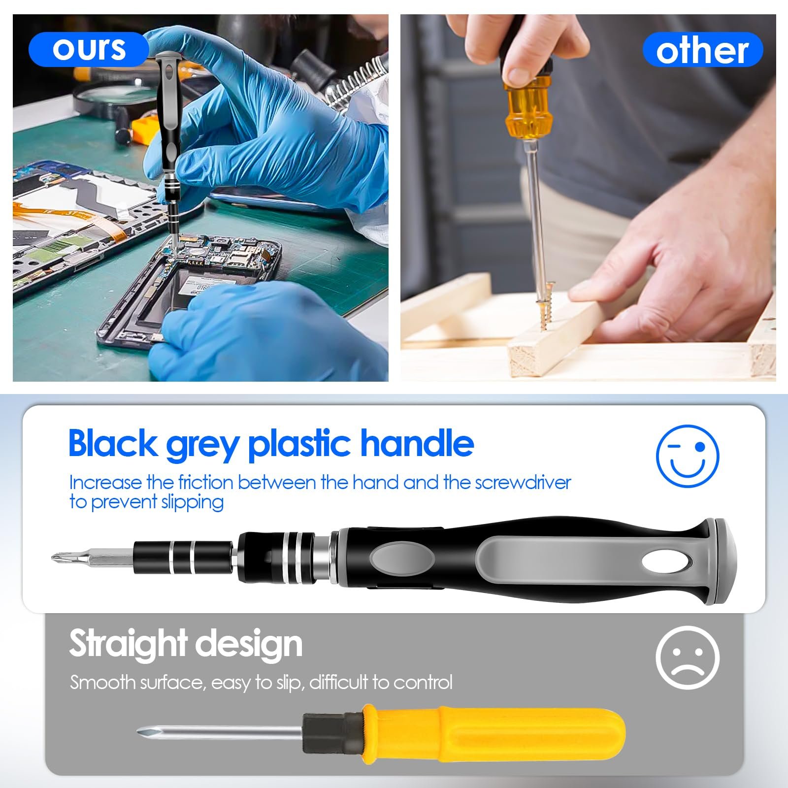 Набір механічних викруток Precision mini 48 в 1, фото №3