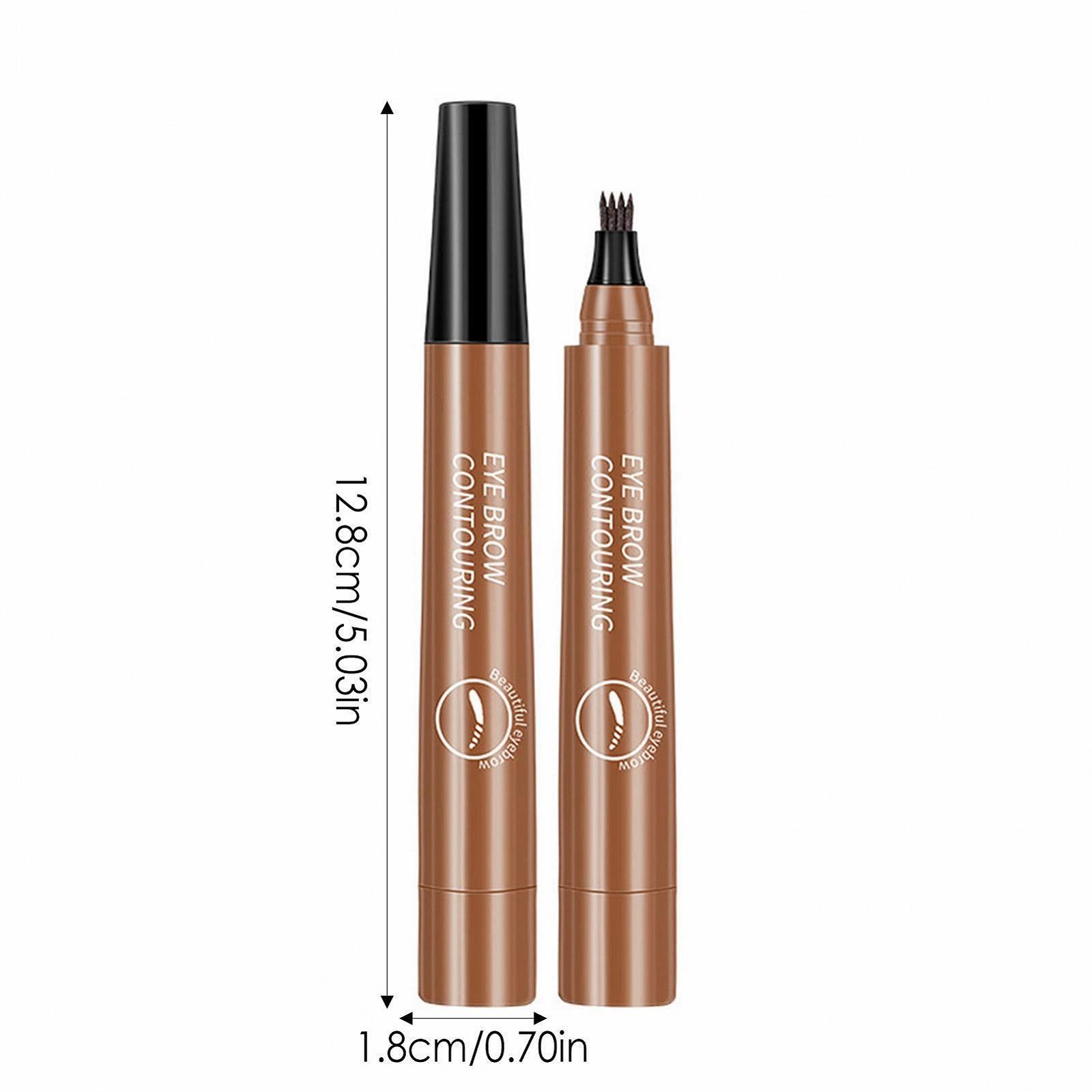 Олівець для брів Magic Waterproof 3D Microblading Contour Pen з 4-ма наконечниками, фото №7