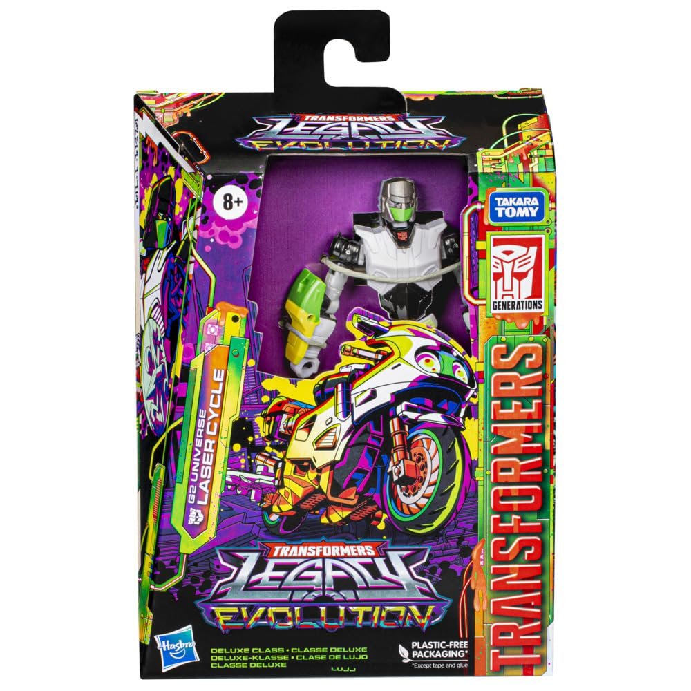 Трансформер Deluxe Класу Generations Legacy Evolution G2 Universe Laser Cycle 14 см, фото №4