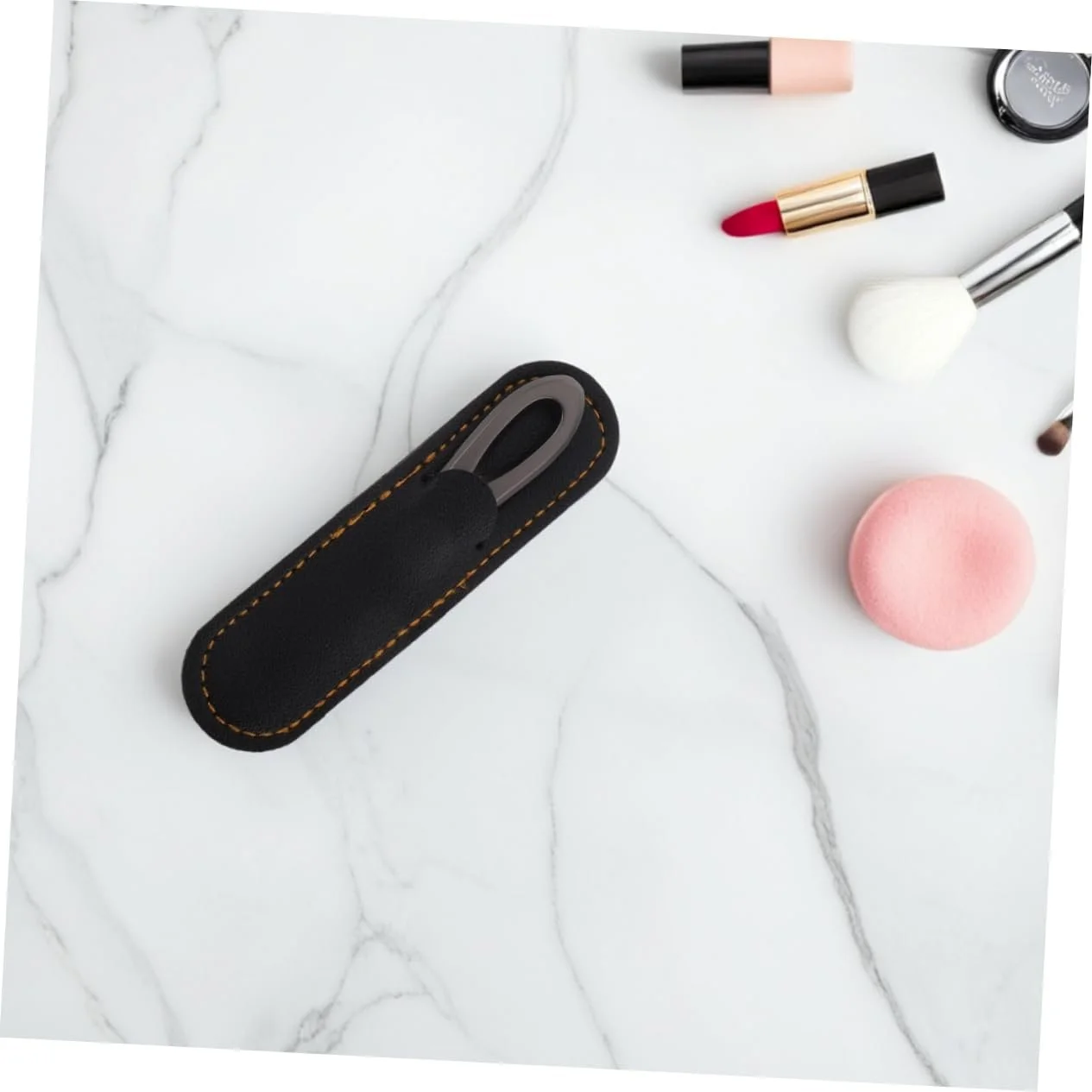 Набор пилок для ногтей PACKOVE, черные, портативные, цинково-алюминиевые, с нескользящей ручкой, с чехлом, фото №6 Набор пилок для ногтей PACKOVE, черные, портативные, цинково-алюминиевые, с нескользящей ручкой, с чехлом, фото №6