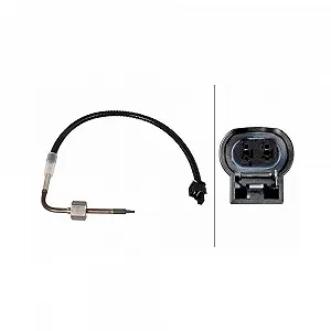 Датчик температури відпрацьованих газів HELLA 6PT 010 376-841 для MERCEDES-BENZ перед каталізатором - Фото 1