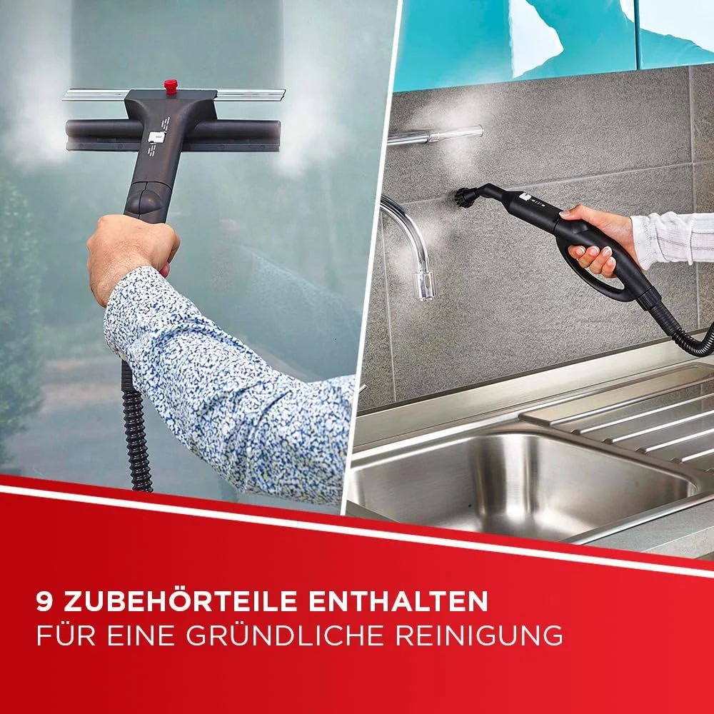 Пароочисник Polti Vaporetto Eco Pro 3.0 2000 W 2 L 4.5 bar з 20 ампулами Kalstop Сірий, фото №4