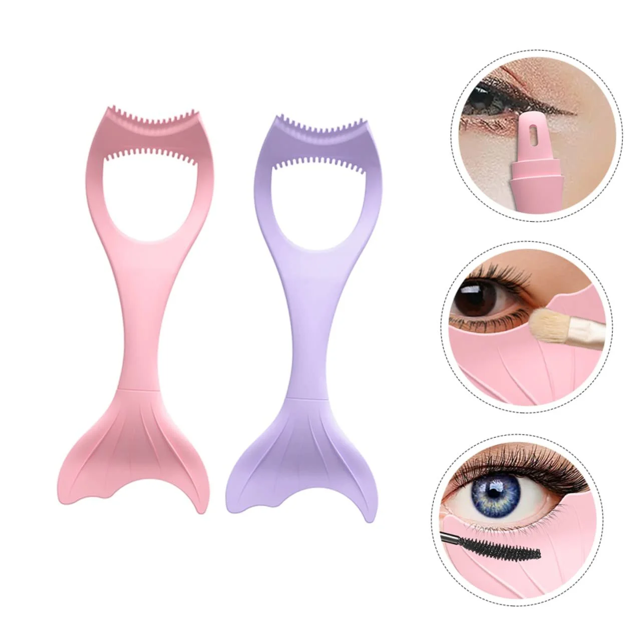 Набір Angoily 6 інструментів для макіяжу очей силіконовий, фото №6