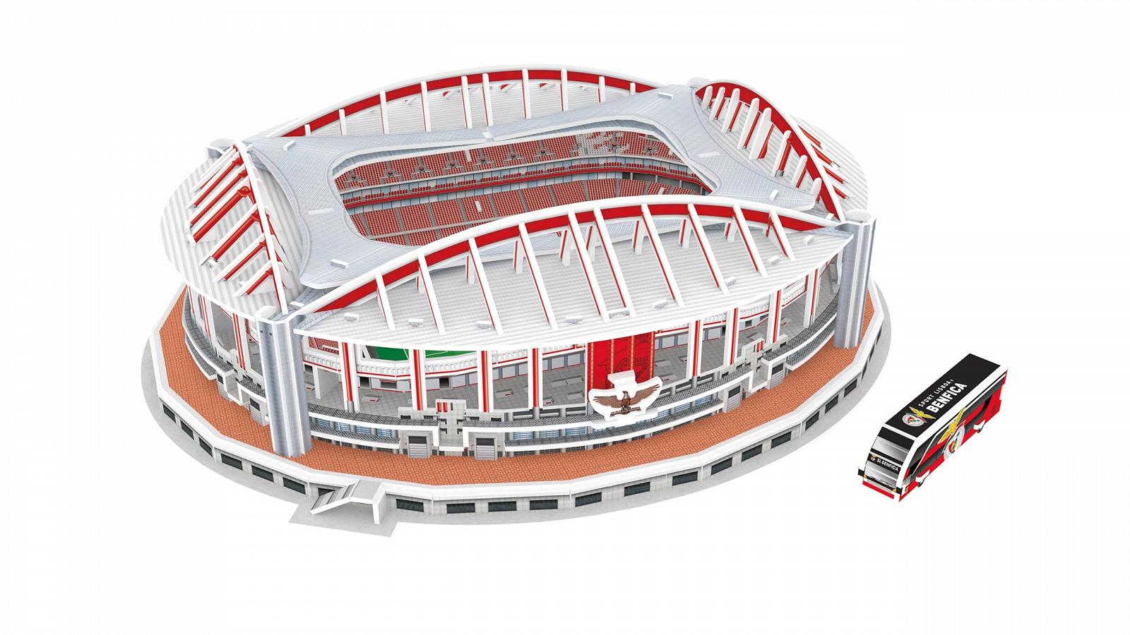 3D Пазл Pro-Lion Стадіон Бенфіка 179 деталей 7+, фото №4