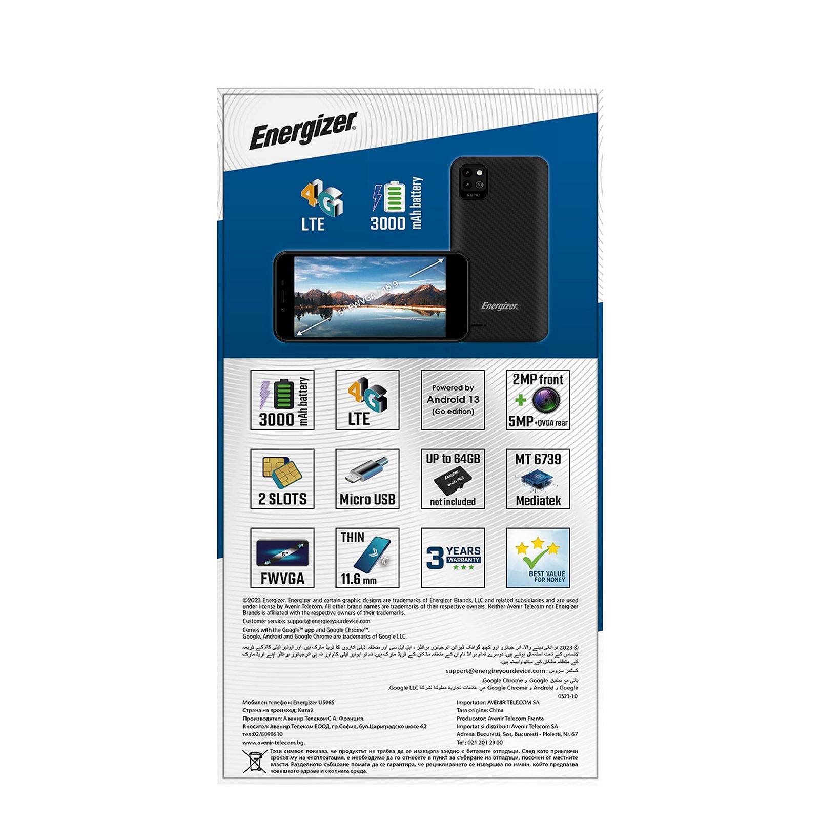Смартфон Energizer U506S 2GB RAM 32GB ROM 5" 3000mAh Black, фото №6