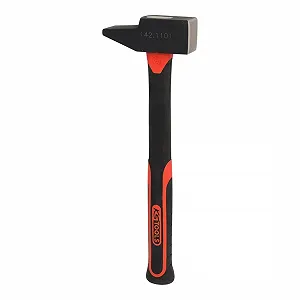 Молоток слюсарний KS Tools 142.1101 французька форма 1000 г рукоятка зі скловолокна - Фото 1