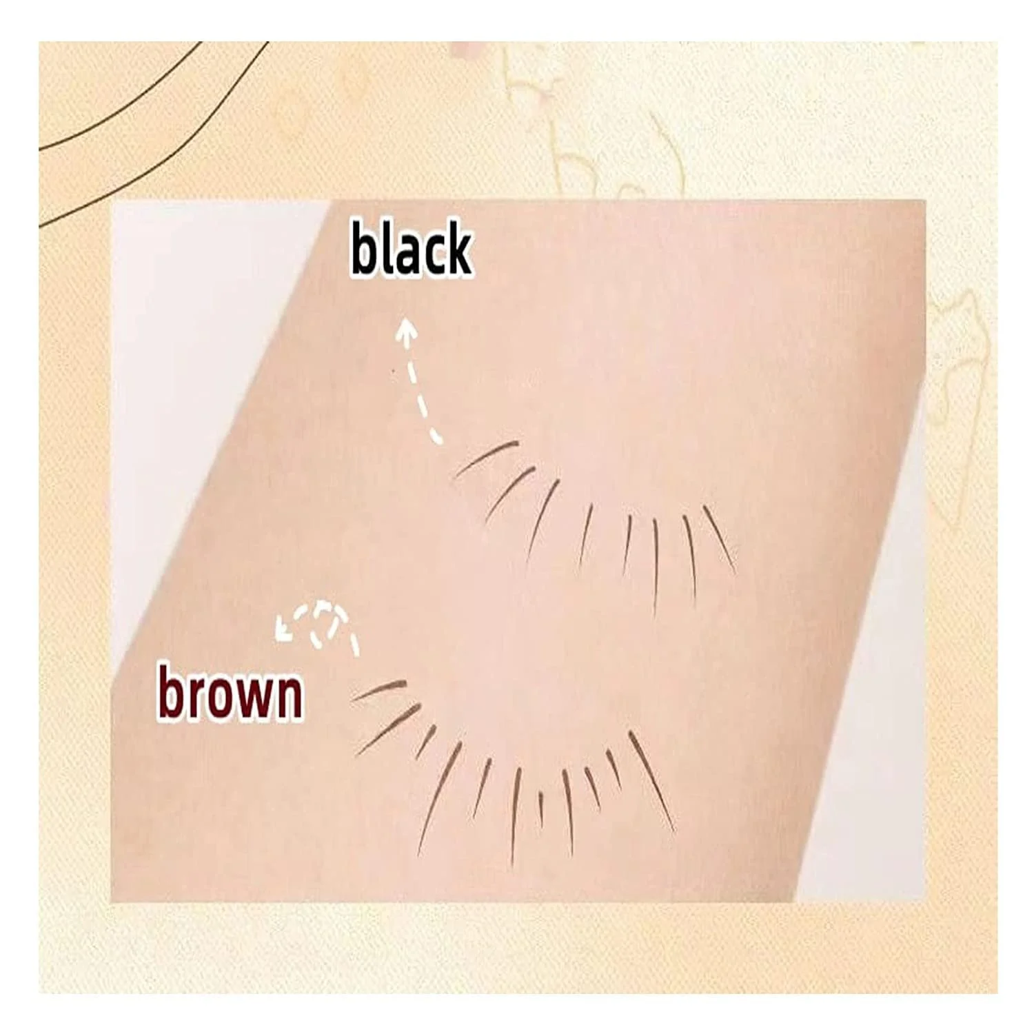 Олівець для вій Подвійний кінчик Водостійкий, фото №2