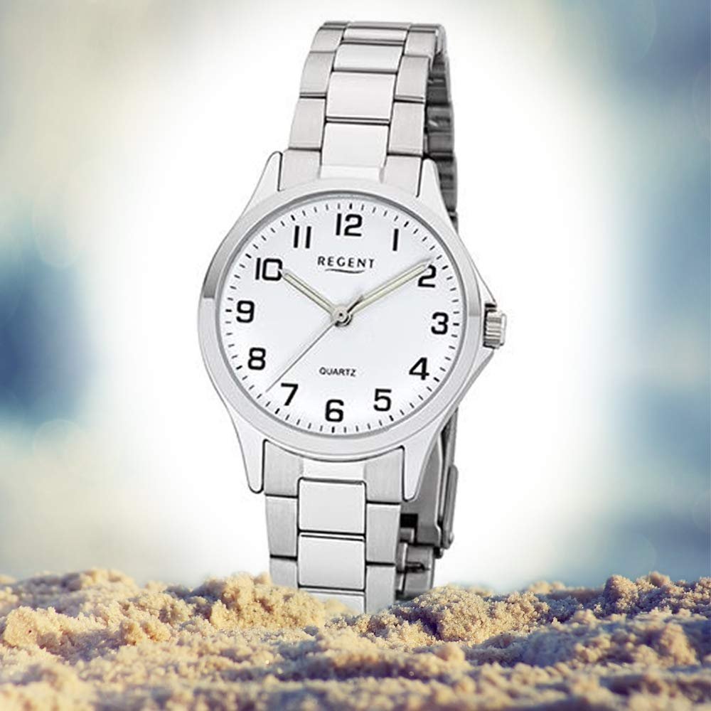 Женские часы Regent 12220989, сталь серебро, фото №4 Женские часы Regent 12220989, сталь серебро, фото №4