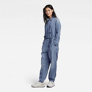 Женский джинсовый комбинезон G-Star Denim Jumpsuit Long Sleeve Medium Aged -XL цена на synthetic.ua - Фото 1 Женский джинсовый комбинезон G-Star Denim Jumpsuit Long Sleeve Medium Aged -XL synthetic.ua - Фото 1