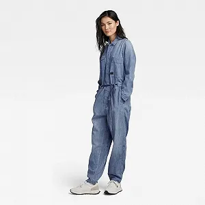 Жіночий джинсовий комбінезон G-Star Denim Jumpsuit Long Sleeve Medium Aged -XL synthetic.ua - Фото 1
