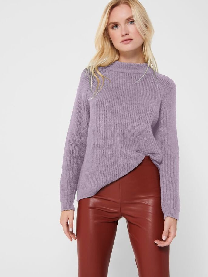 Пуловер ONLJADE L/S PULLOVER KNT NOOS 15179813-Orchid Petal ONLY Бузковий M, фото №1