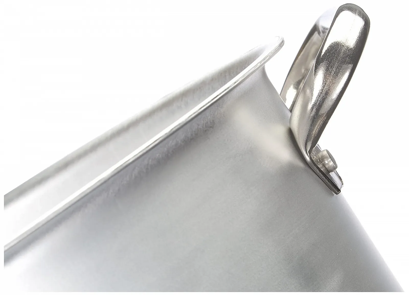 Кастрюля Pentole Agnelli Professional Aluminium 3 Mm. овальная с крышкой и 2 ручками 34 см 34 x 23 x 14 см Серебристый, фото №5