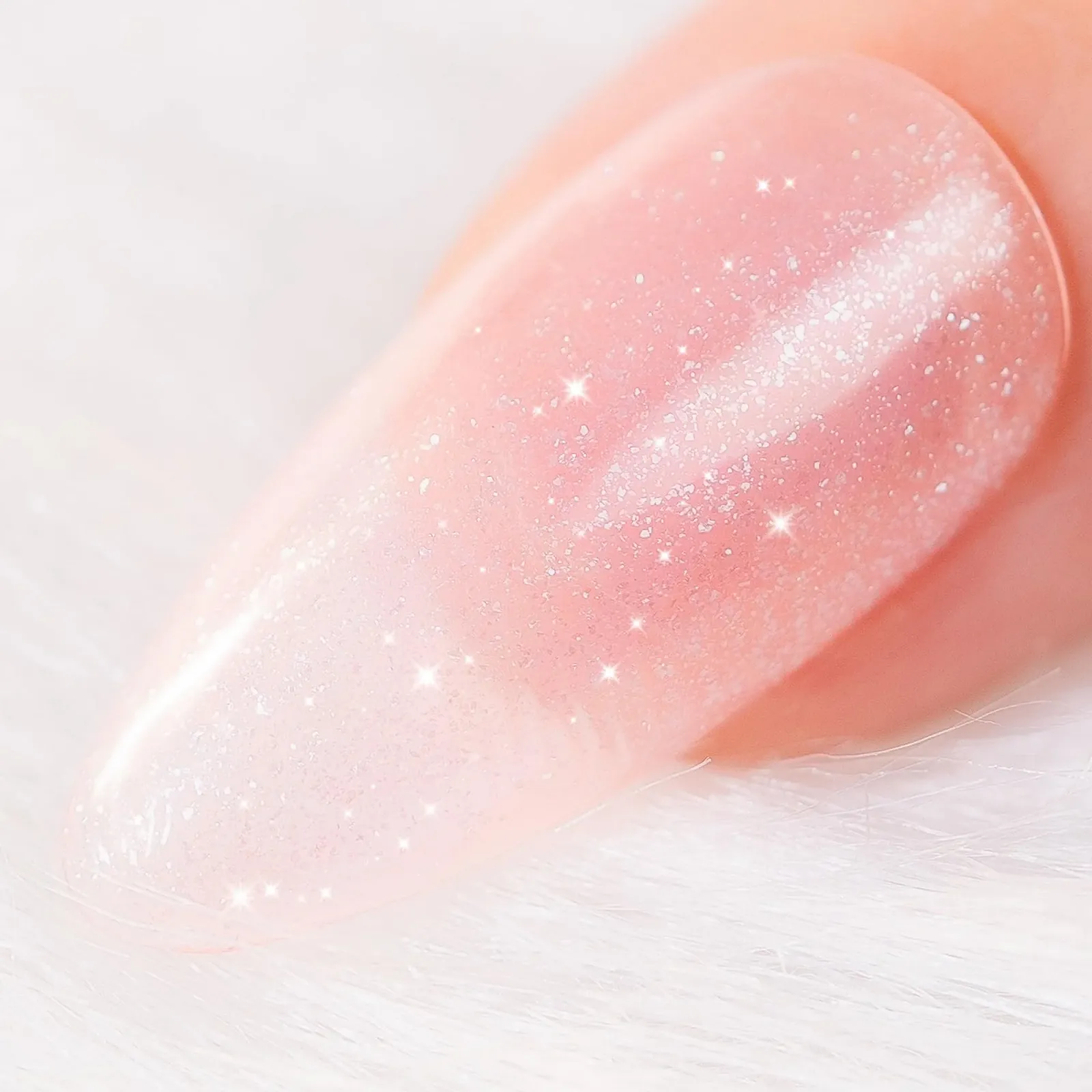 Гель-лак основа BURANO Nude Pink Nude Sparkle NU4, фото №1