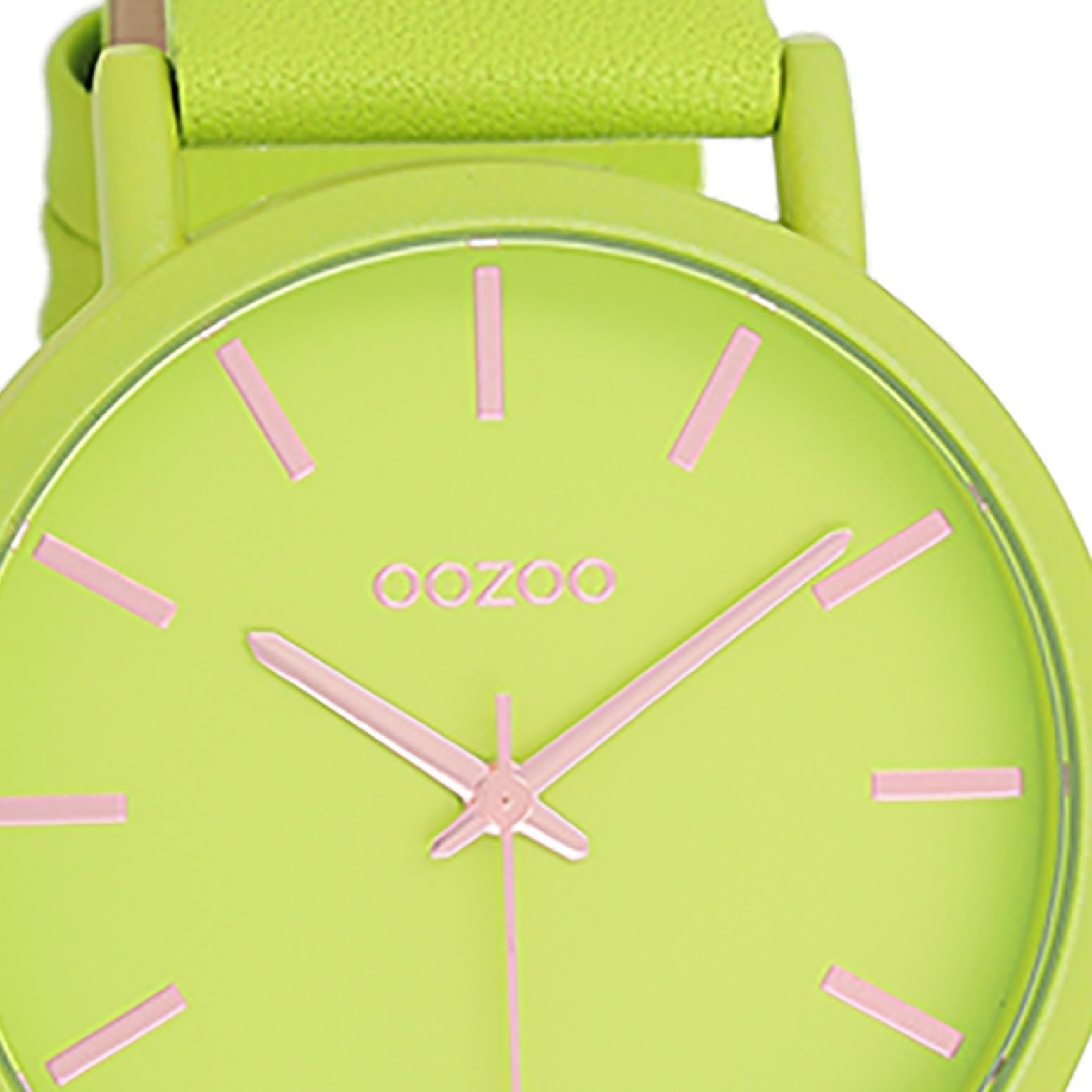 Женские часы Oozoo Color Line 42 мм, кожаный ремешок, фото №2