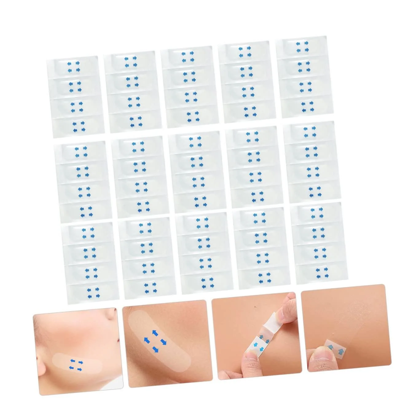 Стрічка для обличчя V Angoily, 480 шт., двостороння, для підтяжки обличчя та приховування зморшок, фото №6 Стрічка для обличчя V Angoily, 480 шт., двостороння, для підтяжки обличчя та приховування зморшок, фото №6