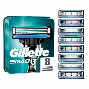 Сменные кассеты Gillette Mach3 8 шт - Фото 1