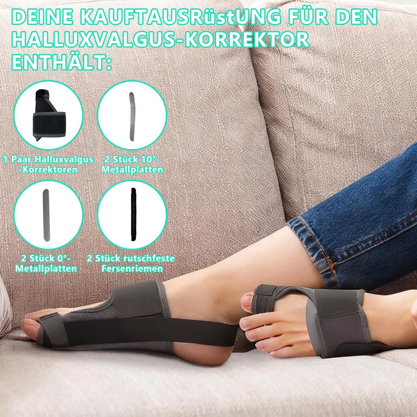 Корректор большого пальца стопы Hallux Valgus, фото №7