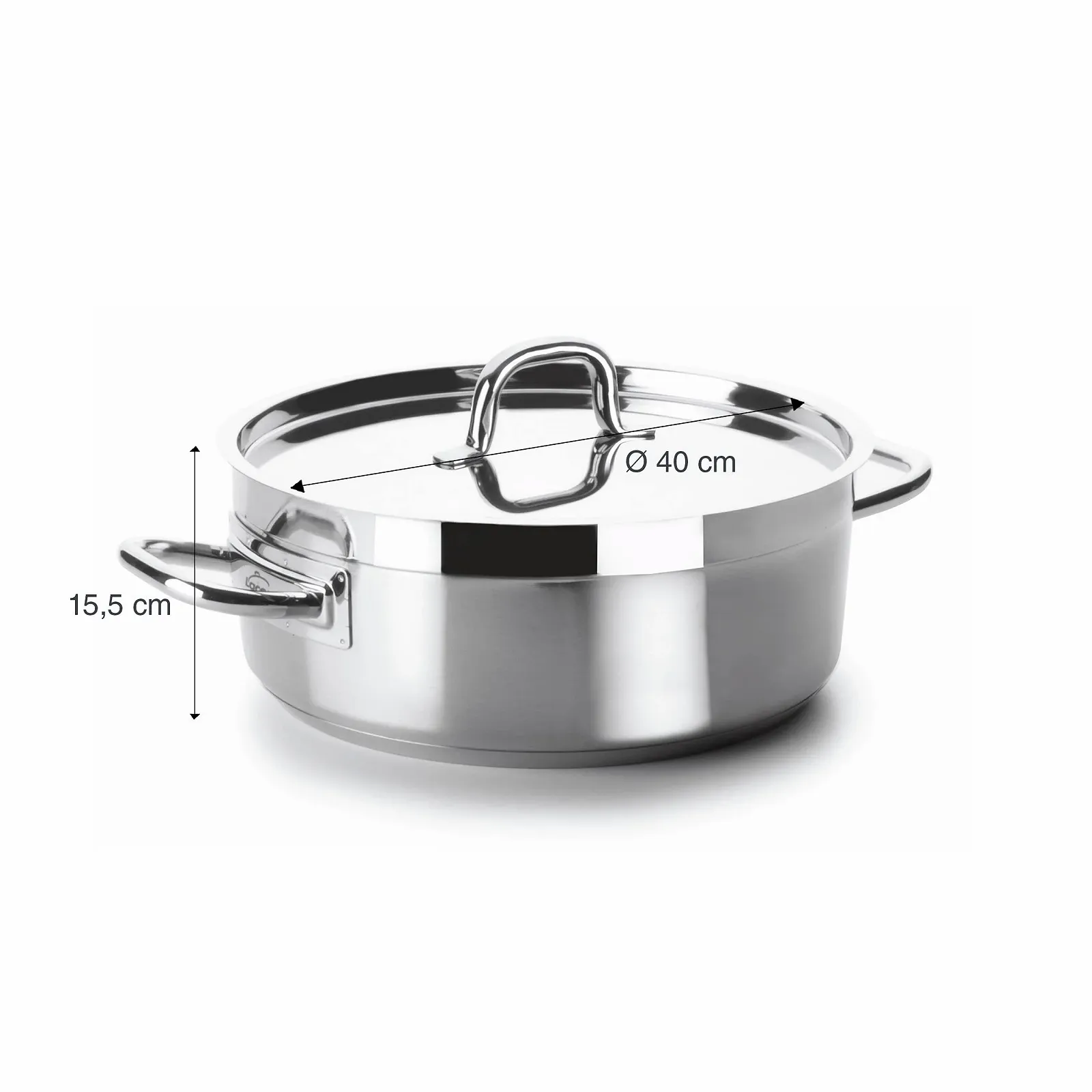 Каструля з кришкою Lacor CHEF LUXE 54040 40 см, фото №2 Каструля з кришкою Lacor CHEF LUXE 54040 40 см, фото №2