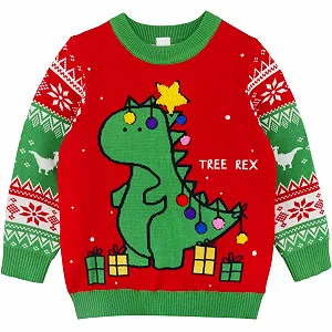 Різдвяний джемпер для хлопчиків Santa Claus В'язаний - Фото 1