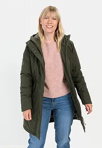 Функціональне пальто camel active Жіноче з капюшоном synthetic.ua - Фото 1