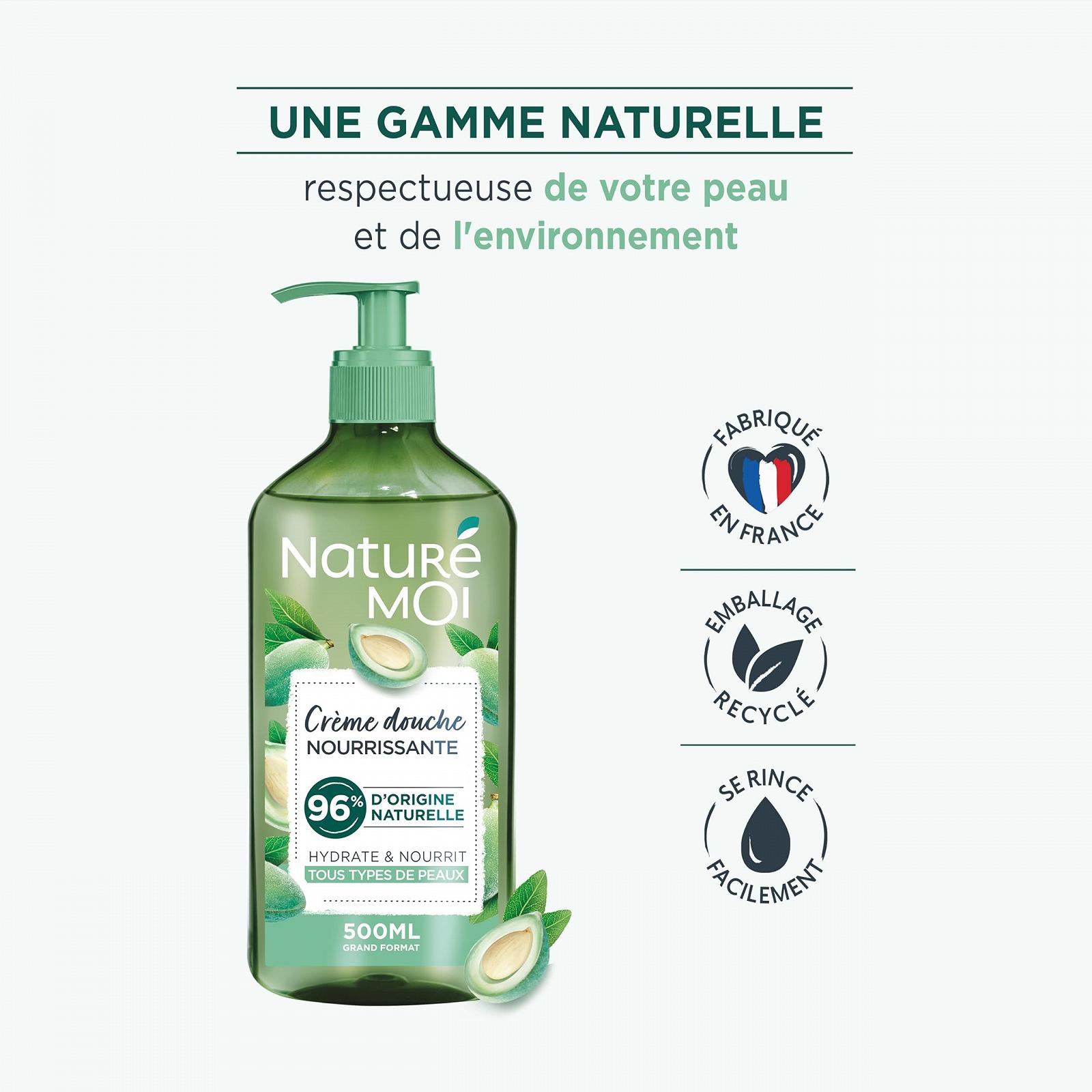 Крем для душа Naturé Moi Nourishing Organic Sweet Almond 500 мл, фото №4