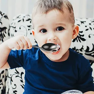 Набір з 6 міні-ложок з нержавіючої сталі для торта еспресо synthetic.ua - Фото 1