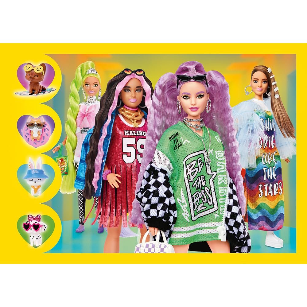 Пазл Trefl Barbie Funny Barbie World 4-в-1 35-70 елементів, фото №8