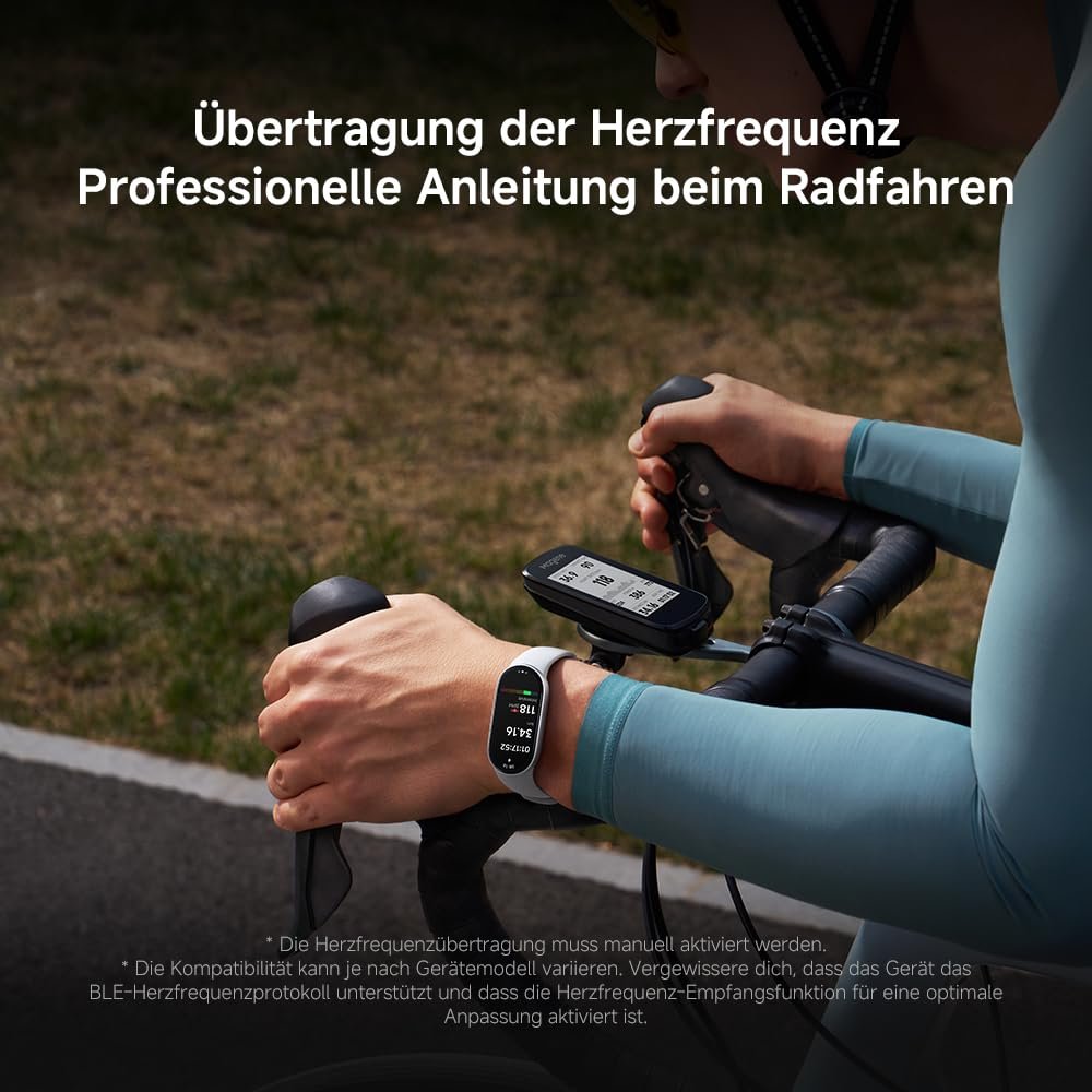 Браслет Xiaomi Smart Band 9 Pro, 1.74" AMOLED, 1200 нит, 21 день работы, 150+ режимов, 5ATM, GNSS, датчик ЧСС и SPO₂, Bluetooth 5.4, 60Hz, черный, фото №11