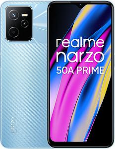 Смартфон 6.6" Realme Narzo 50A Prime 4/64GB 4G 2-SIM 50/8Мп 8 ядер Android 11 Flash Blue - Фото 1