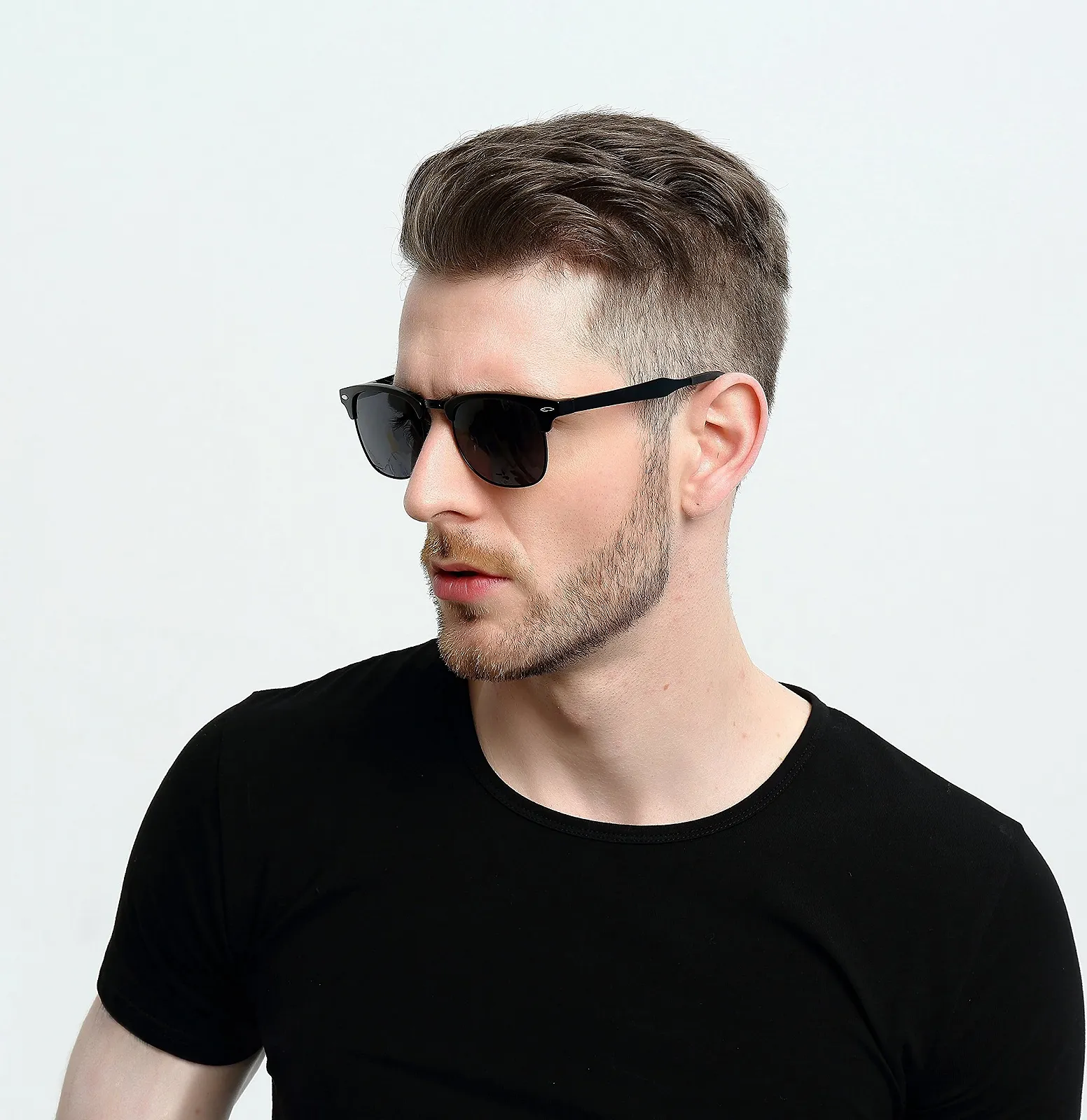 Сонцезахисні окуляри Круглі Напів-оправні Поляризовані SUNGAIT SGT016, фото №2