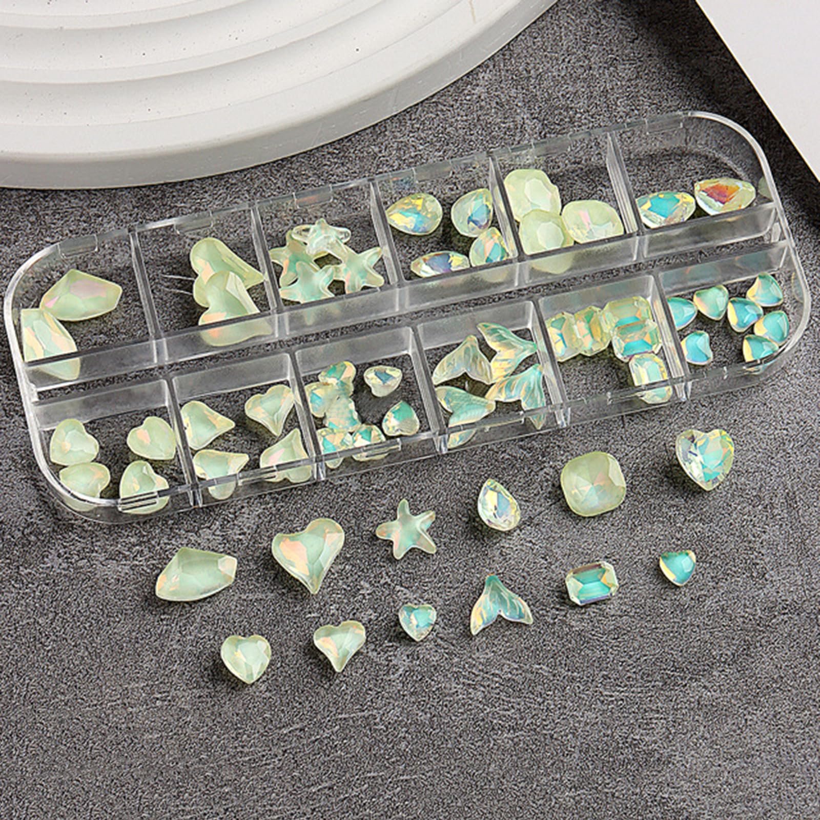 Прикраса для нігтів Кристал 3D Діамант 12 сіток, фото №4