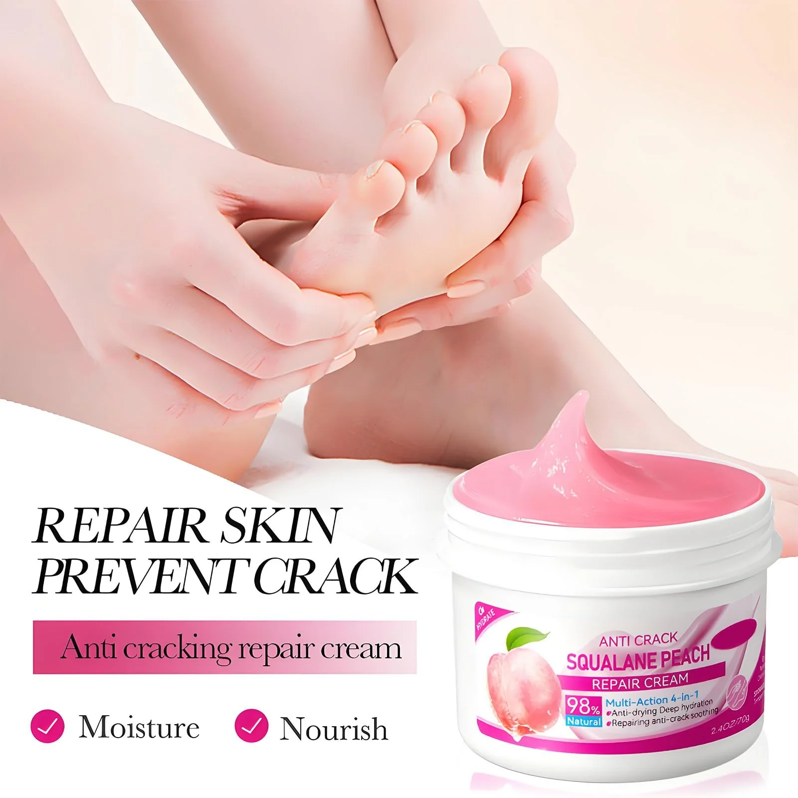 Крем для ног Rich Foot Cream для удаления мозолей и восстановления потрескавшейся кожи, фото №6