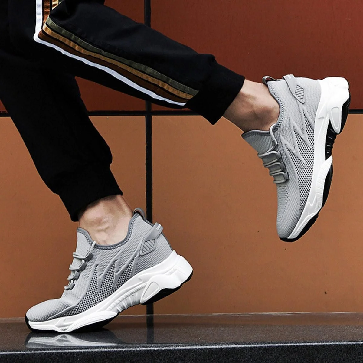 Кросівки Elevate Чоловіче взуття The Larger 10 cm, Ортопедична підкладка Невидима збільшуюча висоту, фото №2