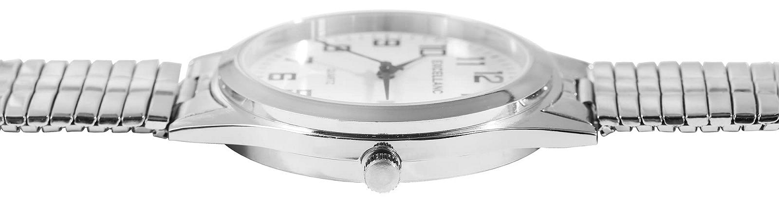 Часы Excellanc Мужские с ремешком из нержавеющей стали Comfort Fit Date Analog Quartz 2700021, фото №2