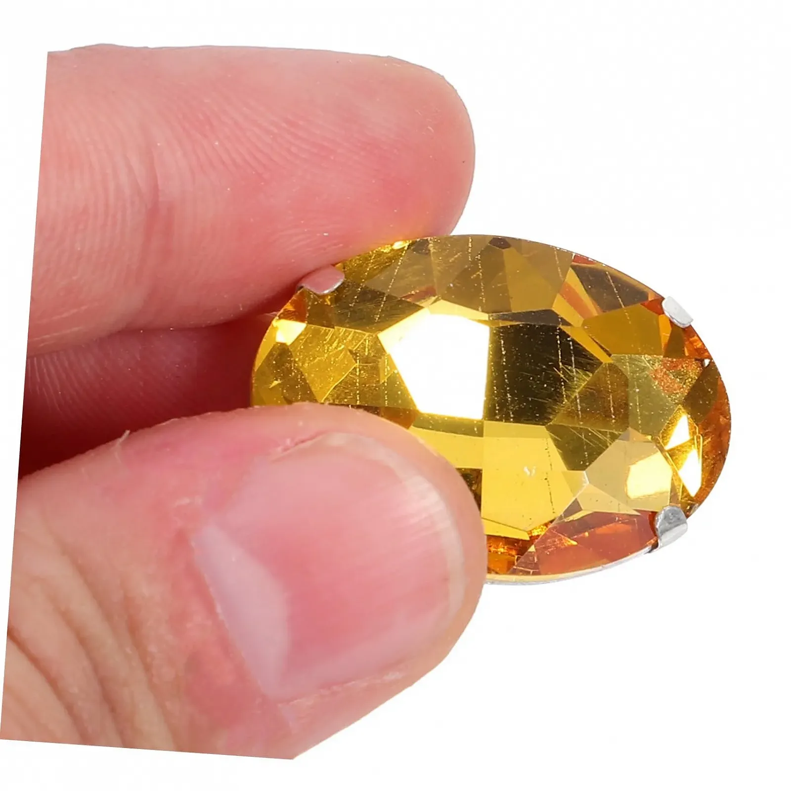 Прикраси Типу Стрази SEWACC Прості Стрази з Кігтиками для Одягу для DIY, Золотий, фото №4