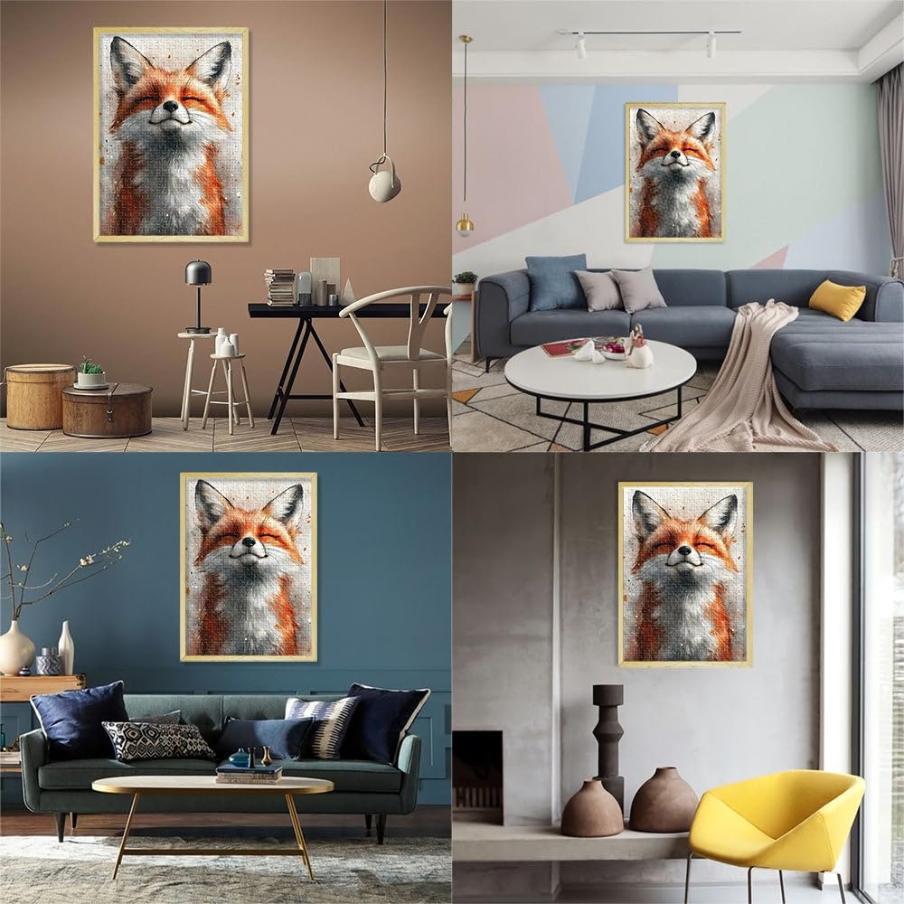 Пазл Smiling Fox Акварельная лиса 1000 элементов 38 x 26 см, фото №6 Пазл Smiling Fox Акварельная лиса 1000 элементов 38 x 26 см, фото №6