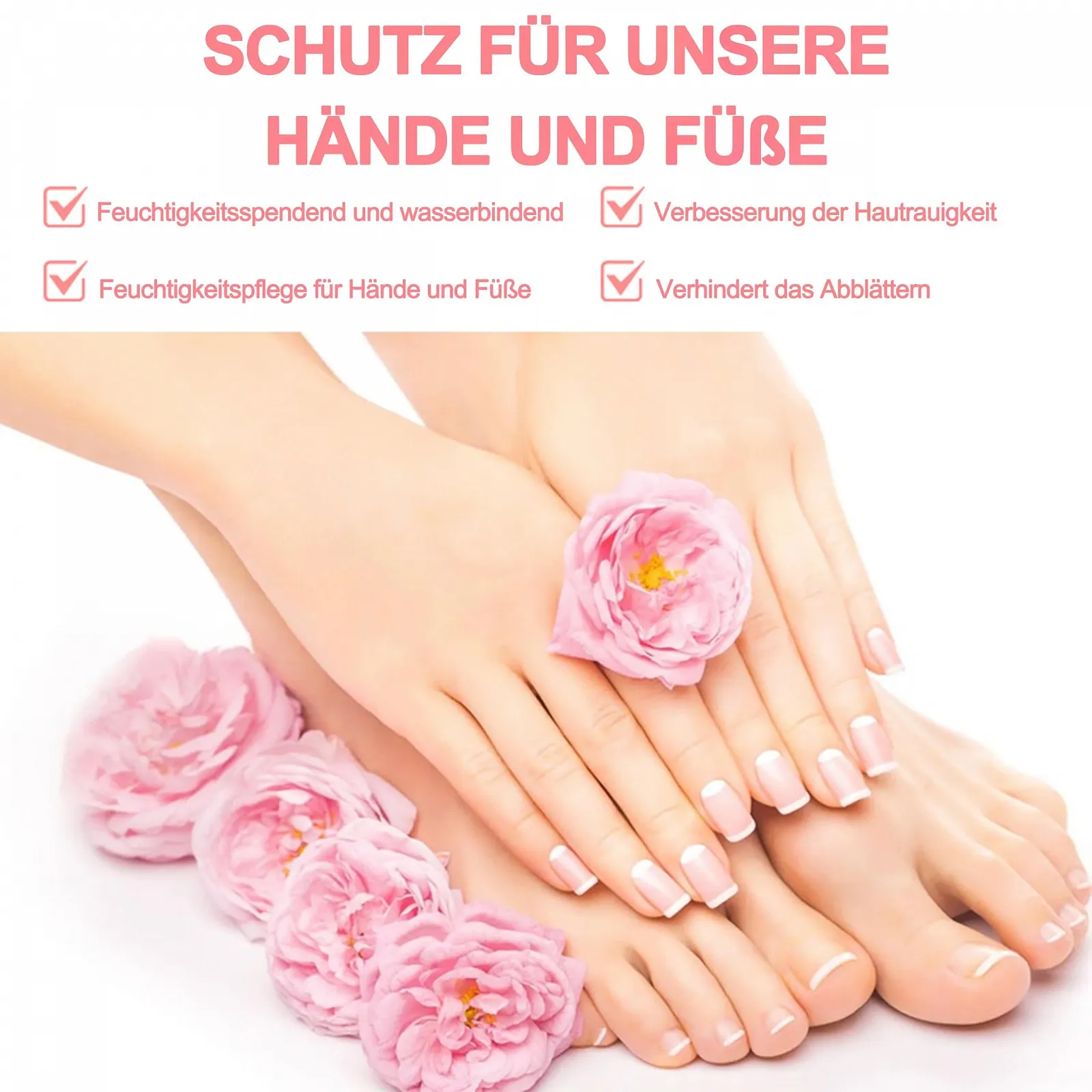 Крем Sakura Foot Care Cream увлажняющий против трещин с мочевиной 40 г Розовый, фото №4